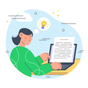 Иллюстрация на тему как подготовить контент для сайта